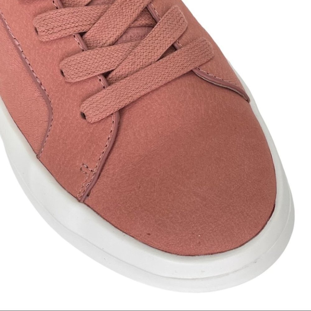 Gentle Souls by Kenneth Cole Rosette Pink Leather Womens Sneakers - Picture 7 of 12
